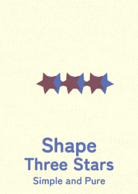 Shape Three Stars  Binak