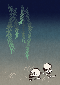 Willow trees and skulls