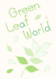 Green Leaf World (Beige V.4)