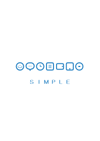 SIMPLE(white blue)V.534b