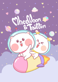 หมีนุ่มกับต่ายนิ่ม : ท่องอวกาศ