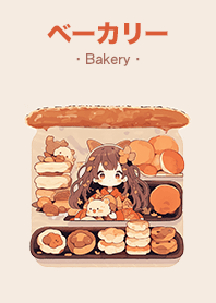 少女與和風糕餅舖