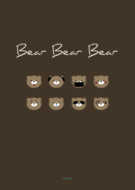 Coklat Hijau: Beruang Beruang Beruang