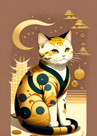 Kucing Kemakmuran Tahun Baru 6