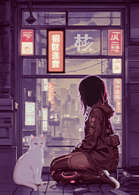 霓虹城市少女與貓6.4 吉祥街6號8樓之2 幻紫