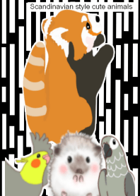 Scandinavian style cute animal