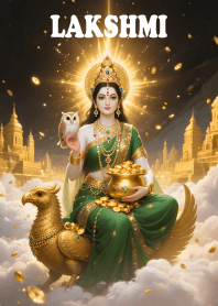 Lakshmi: get rich with money. 3 JP