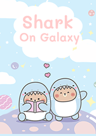 Bear shark on galaxy!
