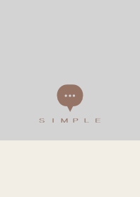 シンプル（beige gray)V.1380