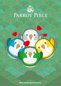 Parrot Piece-Monk Parakeet