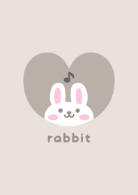 Rabbits3 Musical note - beige