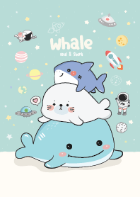 วาฬเกยตื้นน่ารัก & ผ่องเพื่อน