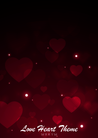 Love Heart Theme -BORDEAUX RED-
