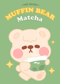 Muffin Bear : Matcha Pastel