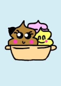 コンウちゃん お鍋編 ライトブルーベージュ