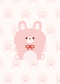 Happy stuffed rabbit