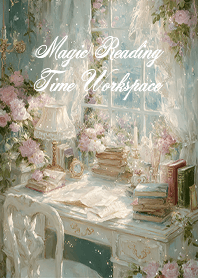 陽だまりの窓辺と花咲くデスク