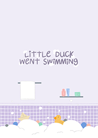 little duck went swimming