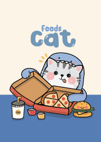 Cat Cute : Foods Lover