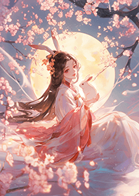 中秋節の兔娘❤粉紅櫻花