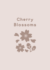 Cherry Blossoms20<Brown>