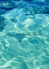 clean surface of the sea -BLUE- 14