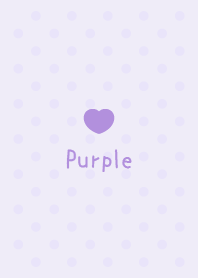 Girls Collection -Heart dot- Purple