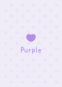 คอลเลกชันสาว ๆ -จุดหัวใจ- สีม่วง