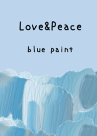 油畫藝術【blue paint 165】