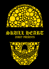 SKULLHEART2 POLKA Dot YELLOW
