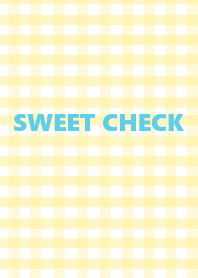 SWEET CHECK -黄色×水色-