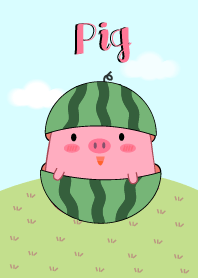 หมูแตงโมน่ารักๆ