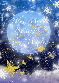 Blue Moon Butterfly Winter