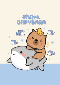 Capybara & Shark Cute