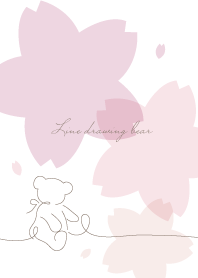 Line drawing bear_23