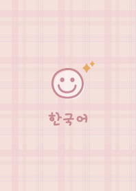 Korea Plaid<Glitter>pink