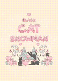 Black Cat & Snowman