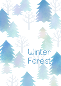 -Winter forest-