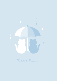 Cats & Umblella(NL)/aqua