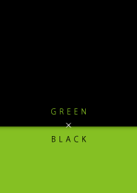 green and black design