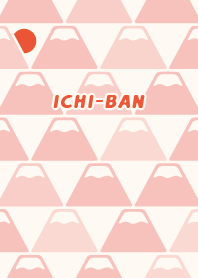 富士山パターン／桃色