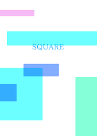 Simple square blue