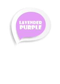 Lavender Purple Button In White