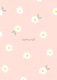 Small white flower pattern leaves26
