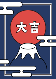 Lucky Mount Fuji /POP / Indigo ver.