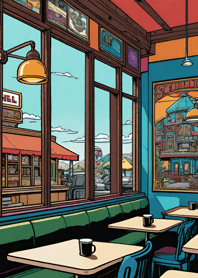 Cozy Coffee shop 108893