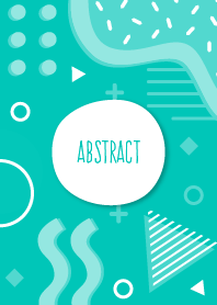 Abstract Flat Robin's Egg Blue