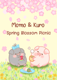 Momo & Shiro: Spring Blossom Picnic