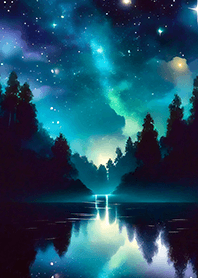 Beautiful starry night view#1919