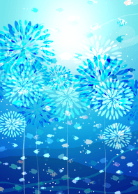 Underwater fireworks #fresh
